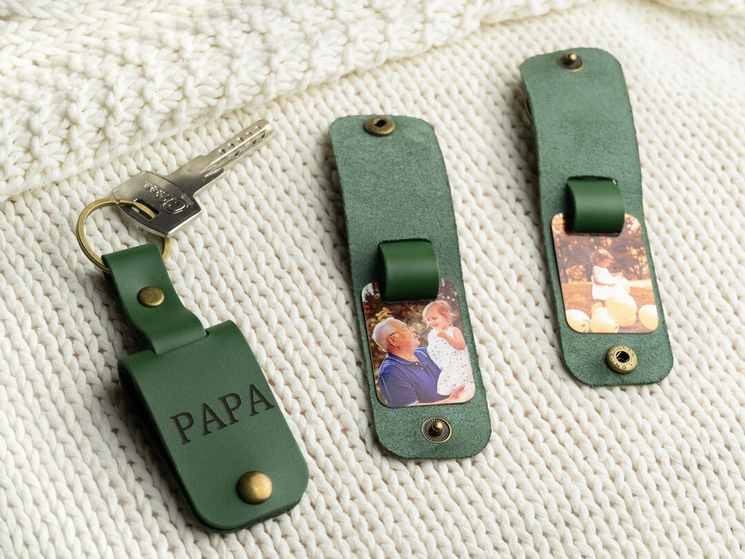 Granddad Photo Keychain, Personalized Papa Keychain, Fathers Day Gifts for Grandpa, Gifts for Men... | Etsy (US)
