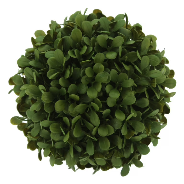 Better Homes & Gardens 4.5" Artificial Green Boxwood Plant Orb - Walmart.com | Walmart (US)