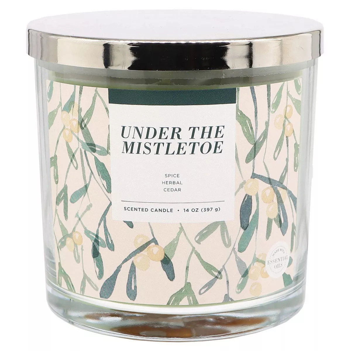 Sonoma Goods For Life® Under the Mistletoe 14-oz. Candle Jar | Kohl's