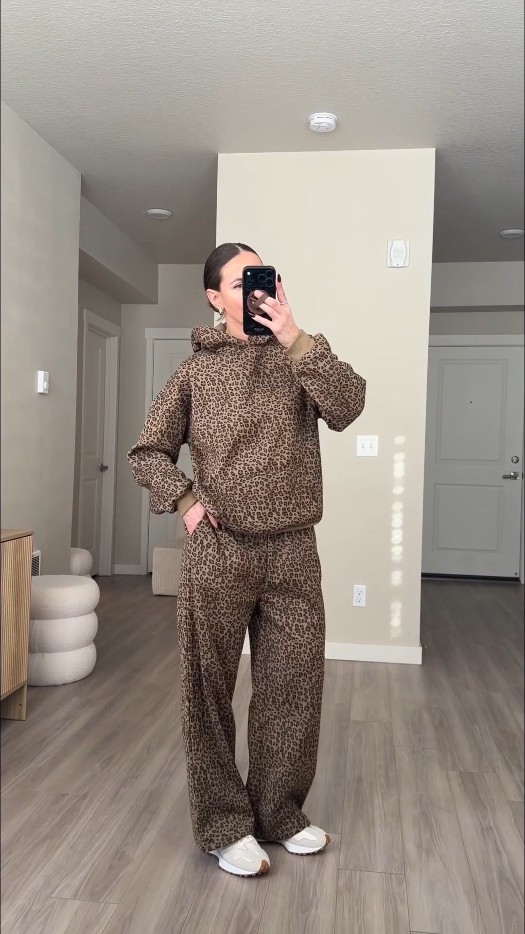 matching cheetahs jogger sets 