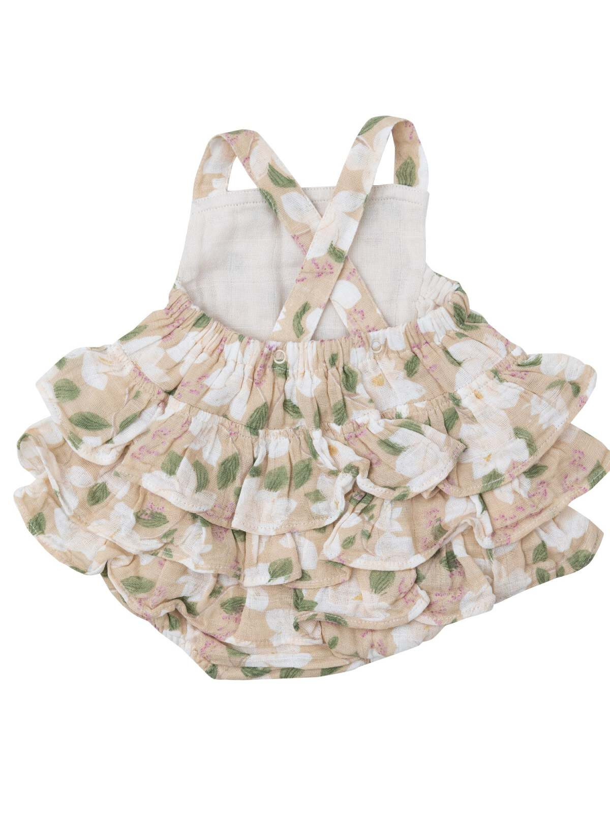 Ruffle Sunsuit, Magnolias | SpearmintLOVE