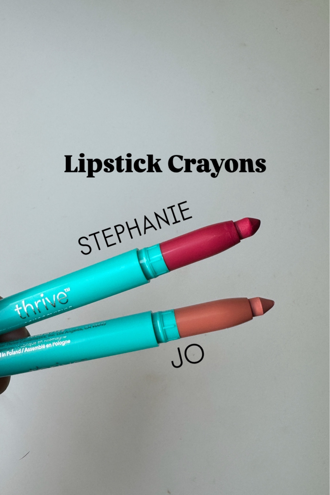 Super pigmented lipstick crayons from Thrive Causemetics, one of my favorite brands! 

#LTKBeauty