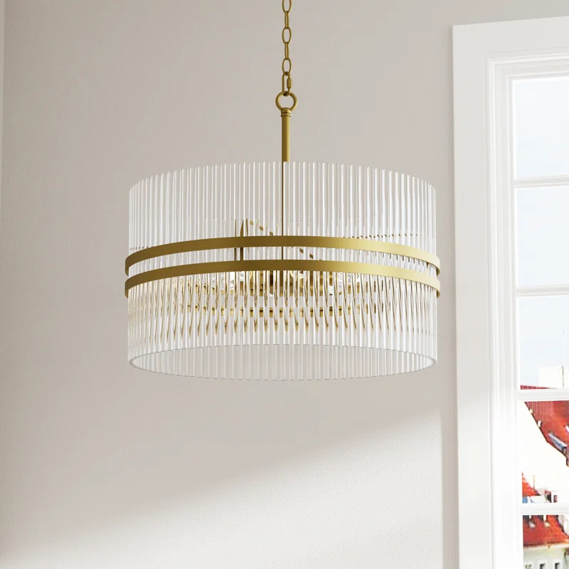 Kumar 6 - Light Dimmable Drum Chandelier | Wayfair North America