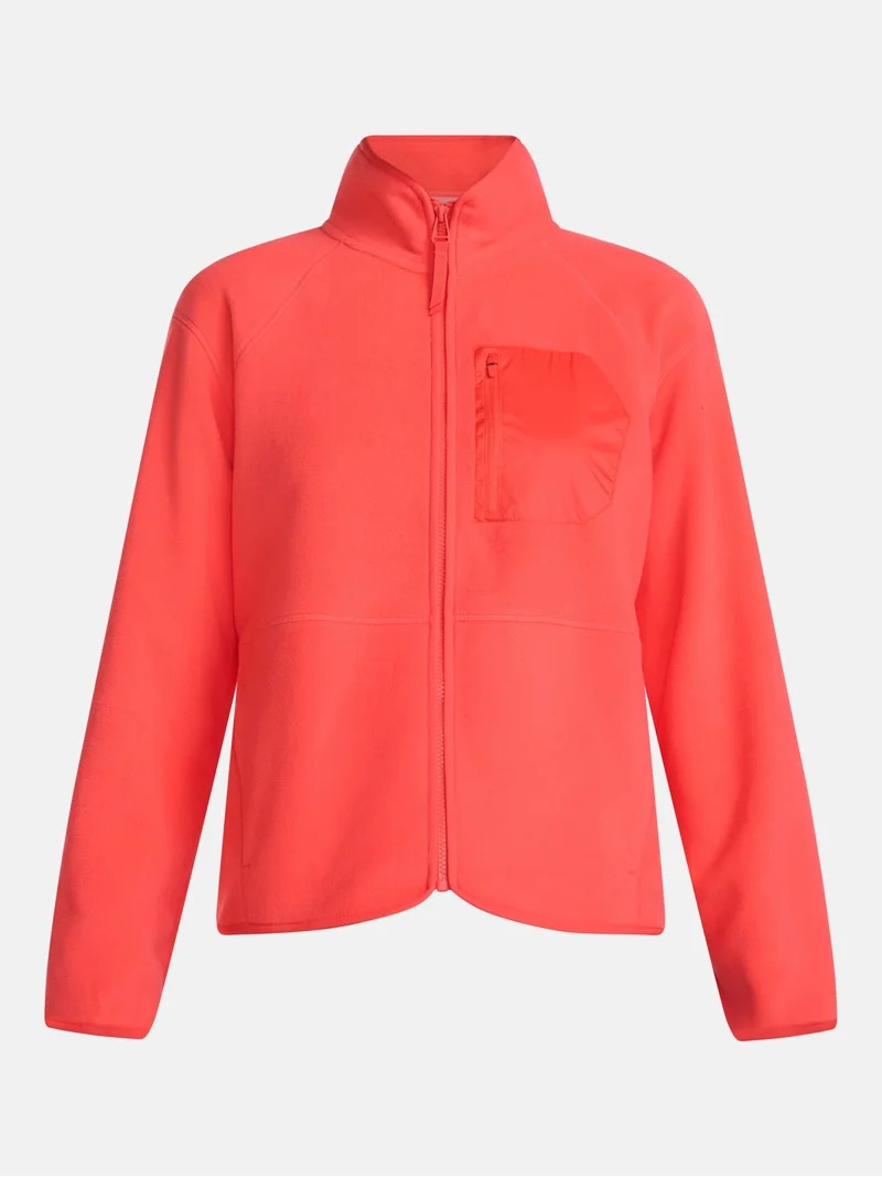 Ozark Trail Women's and Women's Plus Fleece Zip Up Jacket, Sizes XS-3X | Walmart (US)