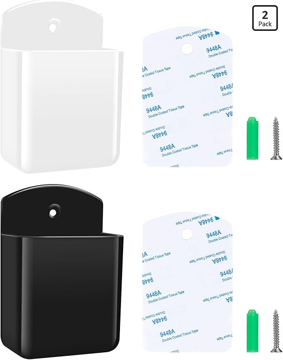 2 PCS Remote Control Holders Wall Mount, Self Adhesive TV Air Conditioner Remote Control Holder, ... | Amazon (US)