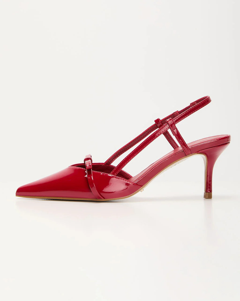 Bethanie Patent Leather Bow Slingback Heel | VICI