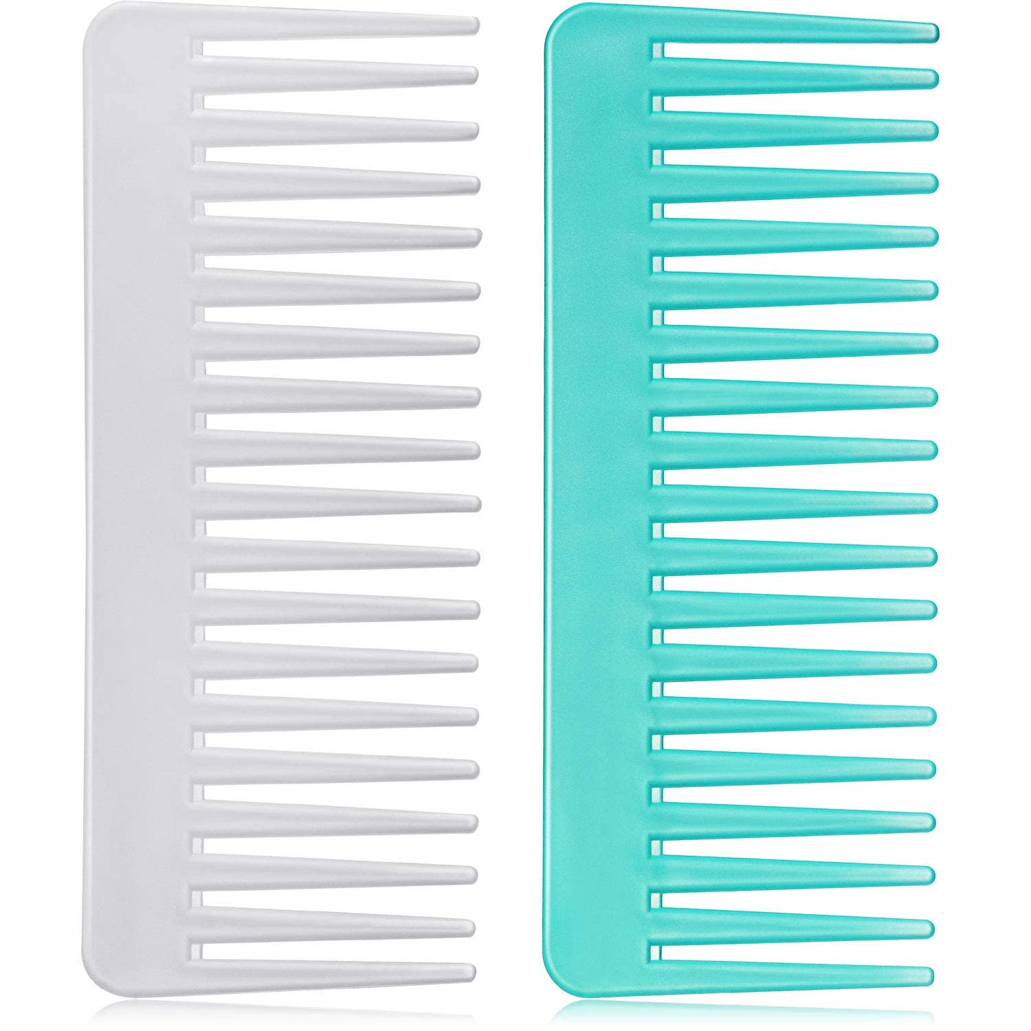 Large Hair Detangling Comb Wide Tooth Comb for Curly Hair Wet Dry Hair, No Handle Detangler Comb ... | Amazon (US)