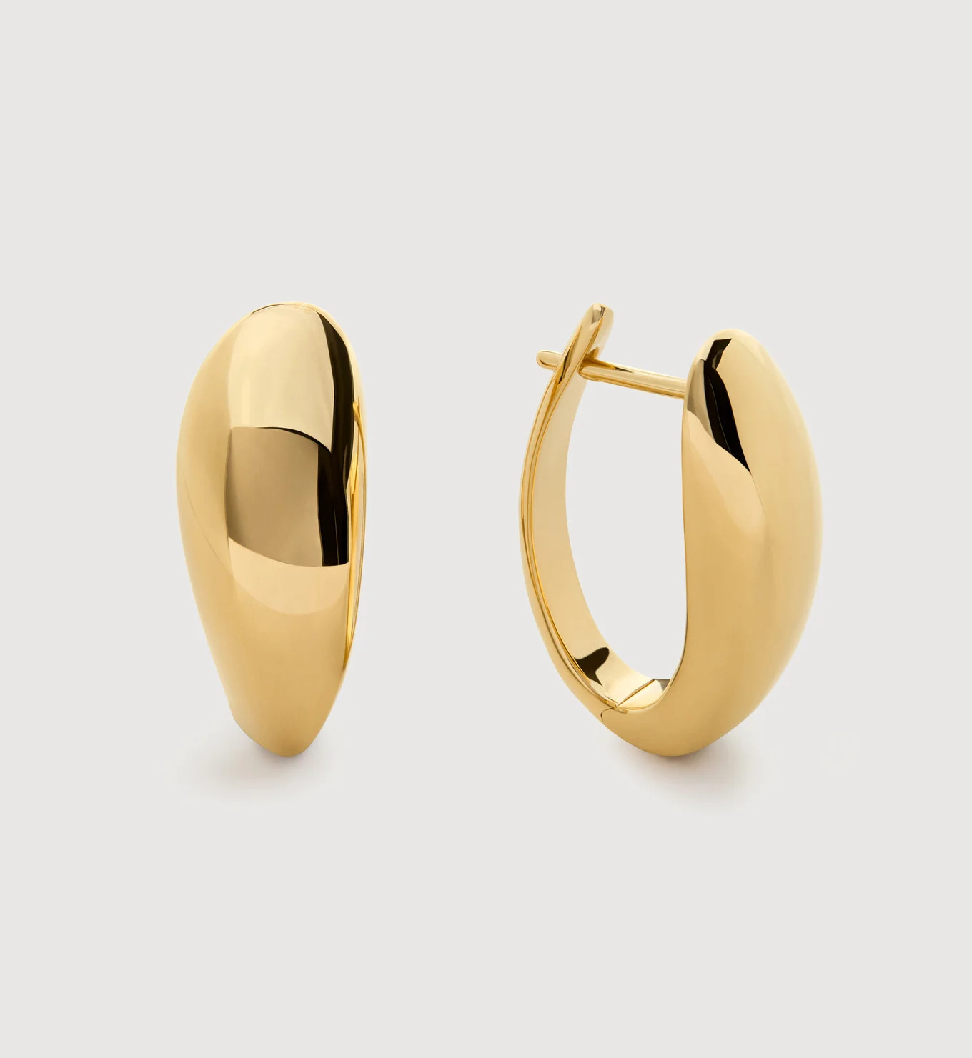 Nura Reef Large Hoop Earrings | Monica Vinader (Global)