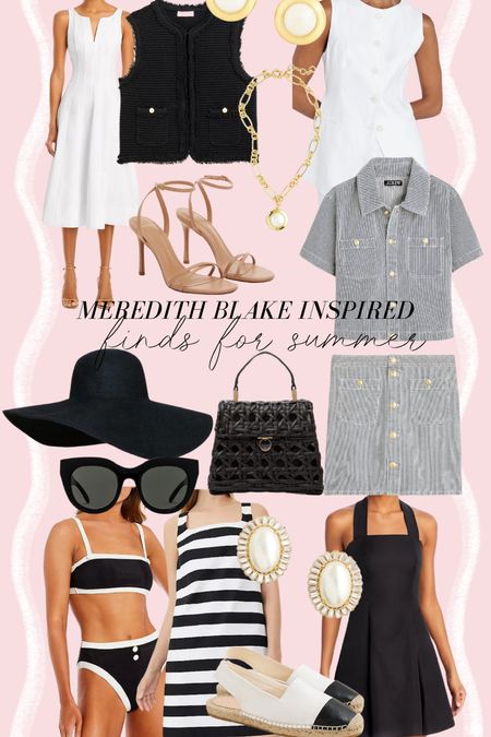 Meredith Blake inspired finds for summer!🤍🖤

Summer finds // summer outfit // 

#LTKSeasonal #LTKstyletip