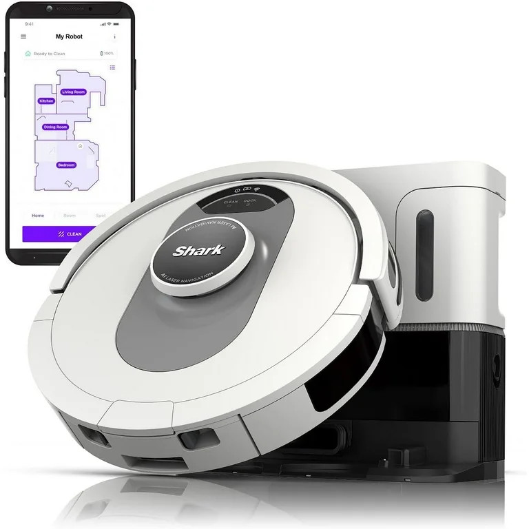 Shark AI Ultra Self-Empty Robot Vacuum, Bagless 60-Day Capacity Base, Precision Home Mapping, Per... | Walmart (US)