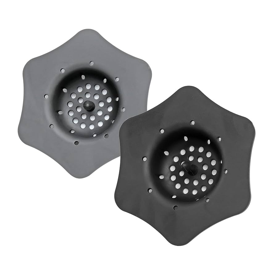 COOK WITH COLOR Kitchen Sink Strainer, Silicone, Flexible Sink Strainer, Sink Drain Strainer, Bla... | Amazon (US)