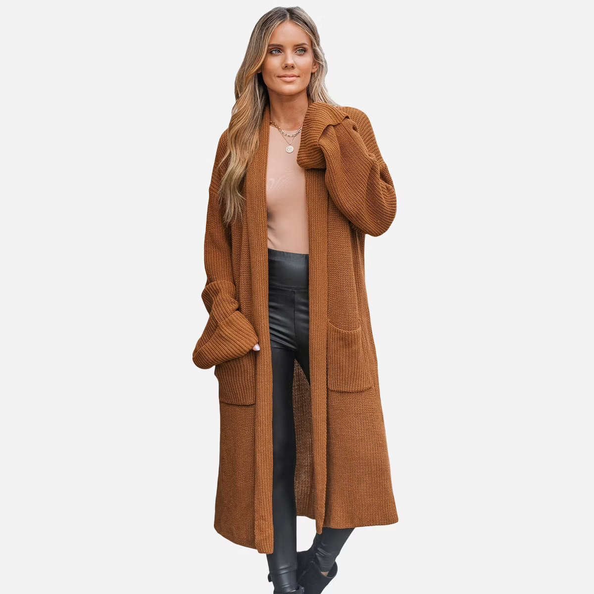 Women's Open-Front Duster Longline Cardigan - Cupshe | Target