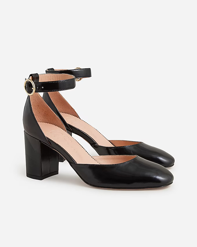 Maise ankle-strap heels in leather | J. Crew US