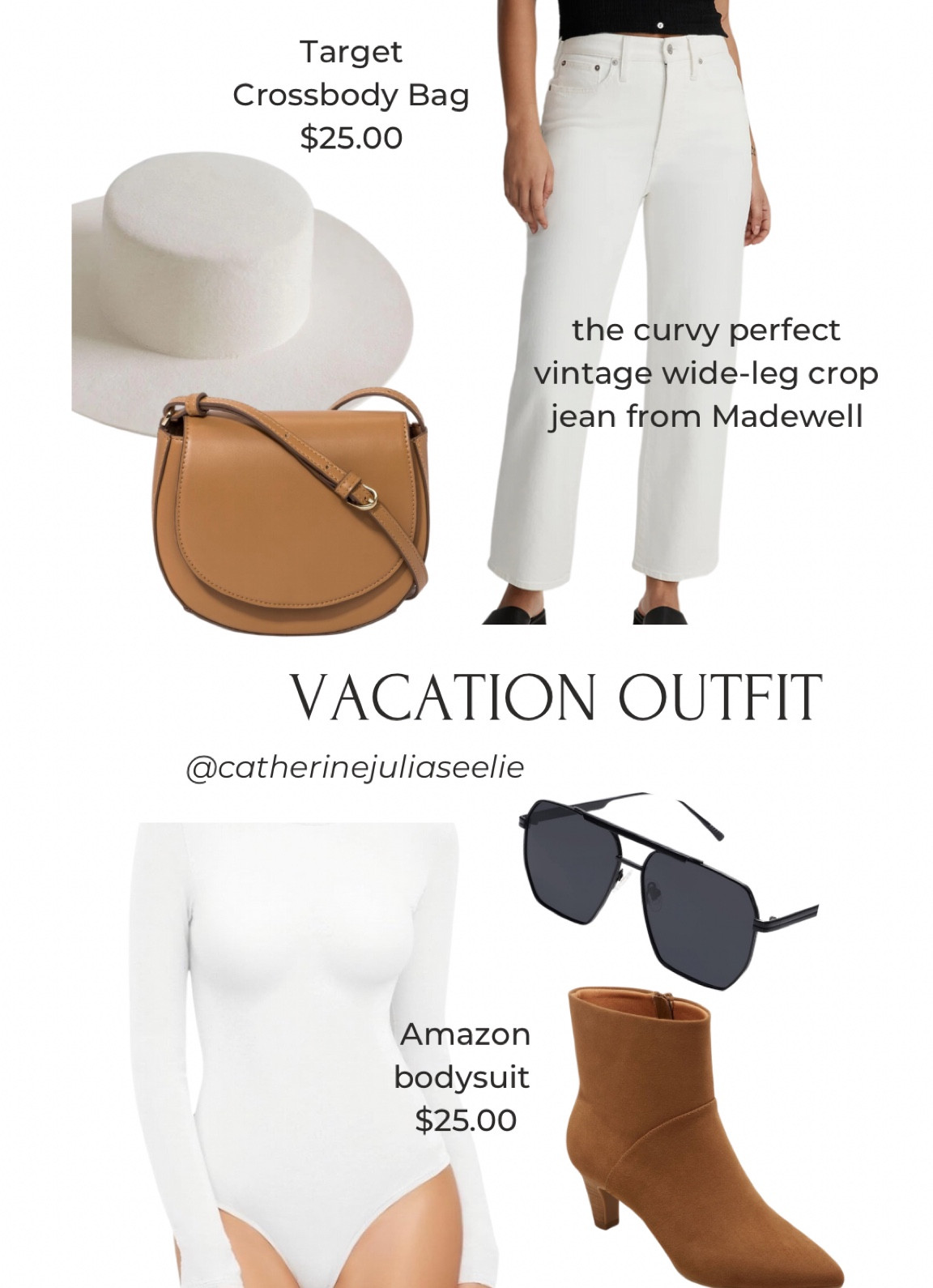 Gotta love an all white and brown jeans outfit 👌 

Vacation outfits, Resort wear, High waisted Mom jeans, Saddlebag, Sunglasses, Brown boots, Going out outfits, Postpartum fashion, Casual clothing

#LTKstyletip #LTKmidsize #LTKworkwear