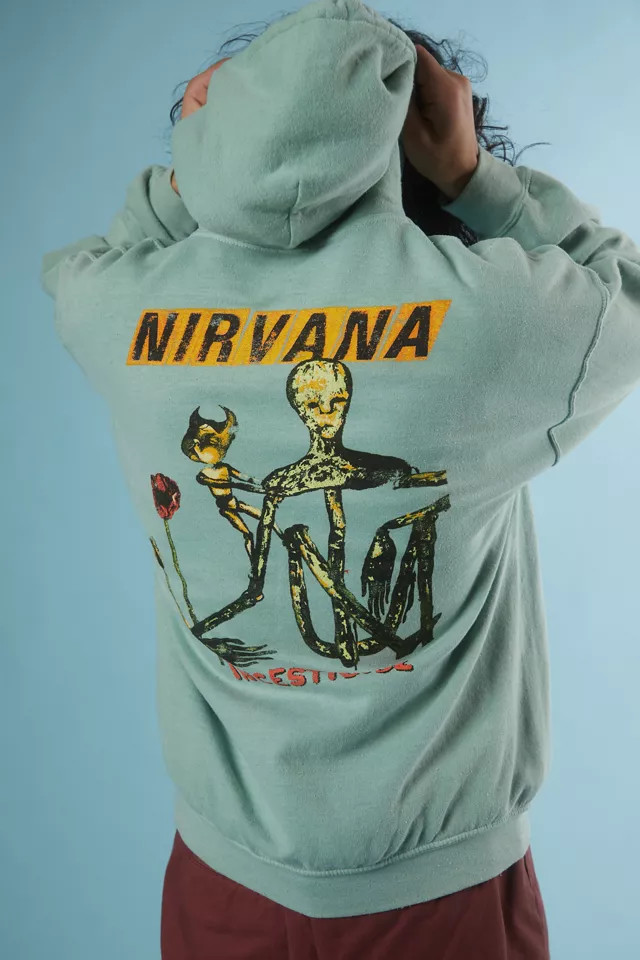 Nirvana Hoodie Sweatshirt | Urban Outfitters (US and RoW)