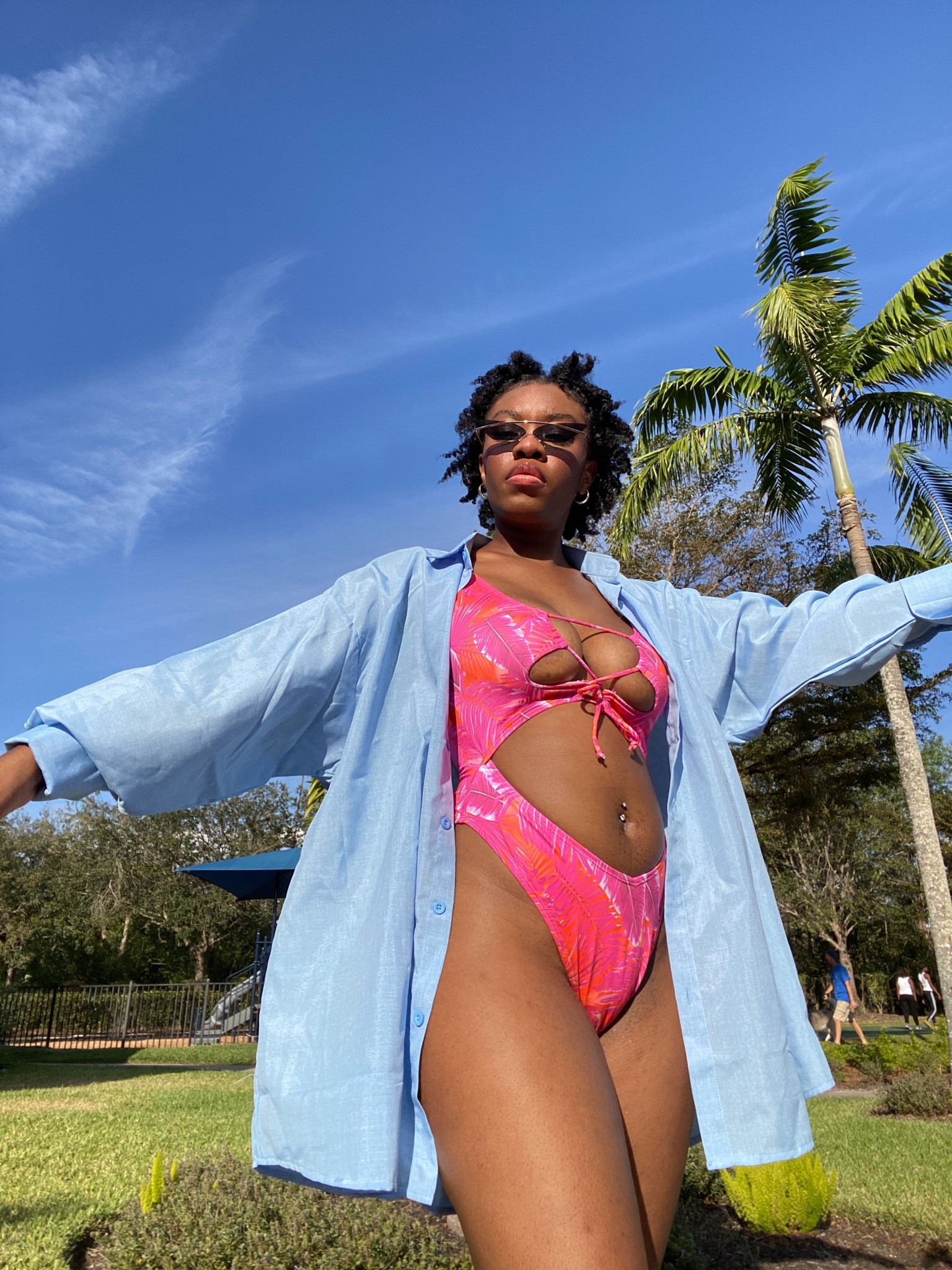 Spring Pool Look

Spring fashion, spring break, swim suit, swimwear, coverup, pink swimsuit, one piece swimsuit, oversized button up shirt, sunglasses 

#gifted #boohootiktokambassador

#LTKSeasonal #LTKstyletip #LTKswim