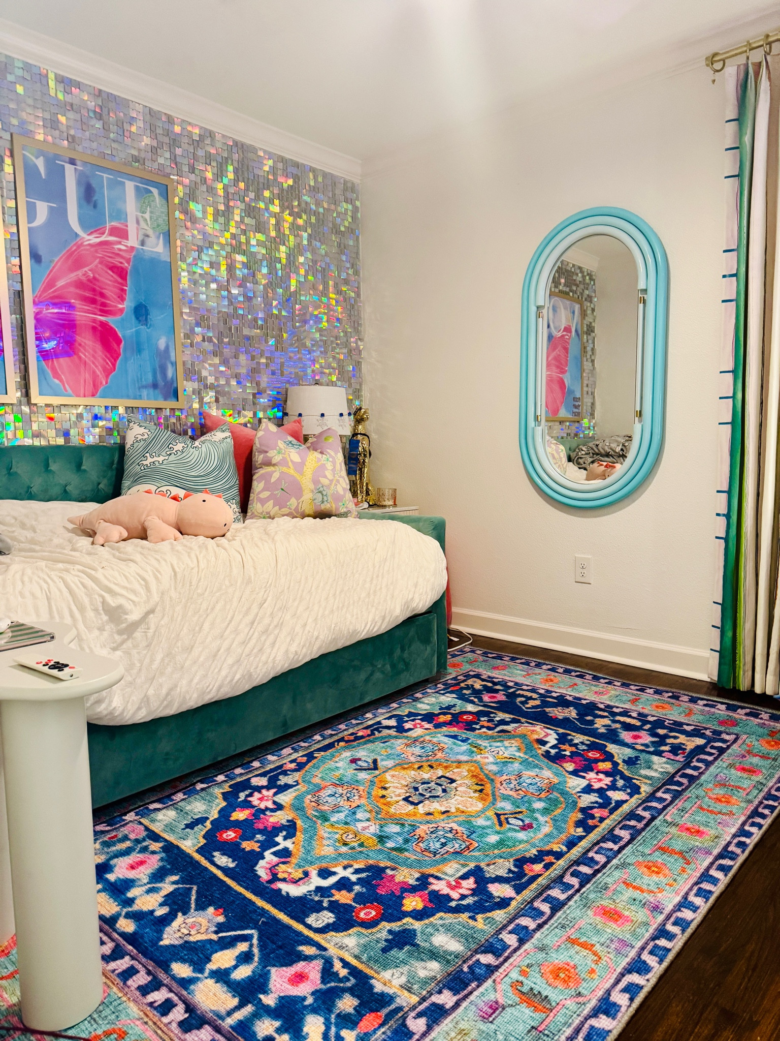 Bright and colorful rug for this teenage girl room! The colors are so fun and just as vibrant as the picture online  

#LTKKids #LTKHome #LTKSaleAlert