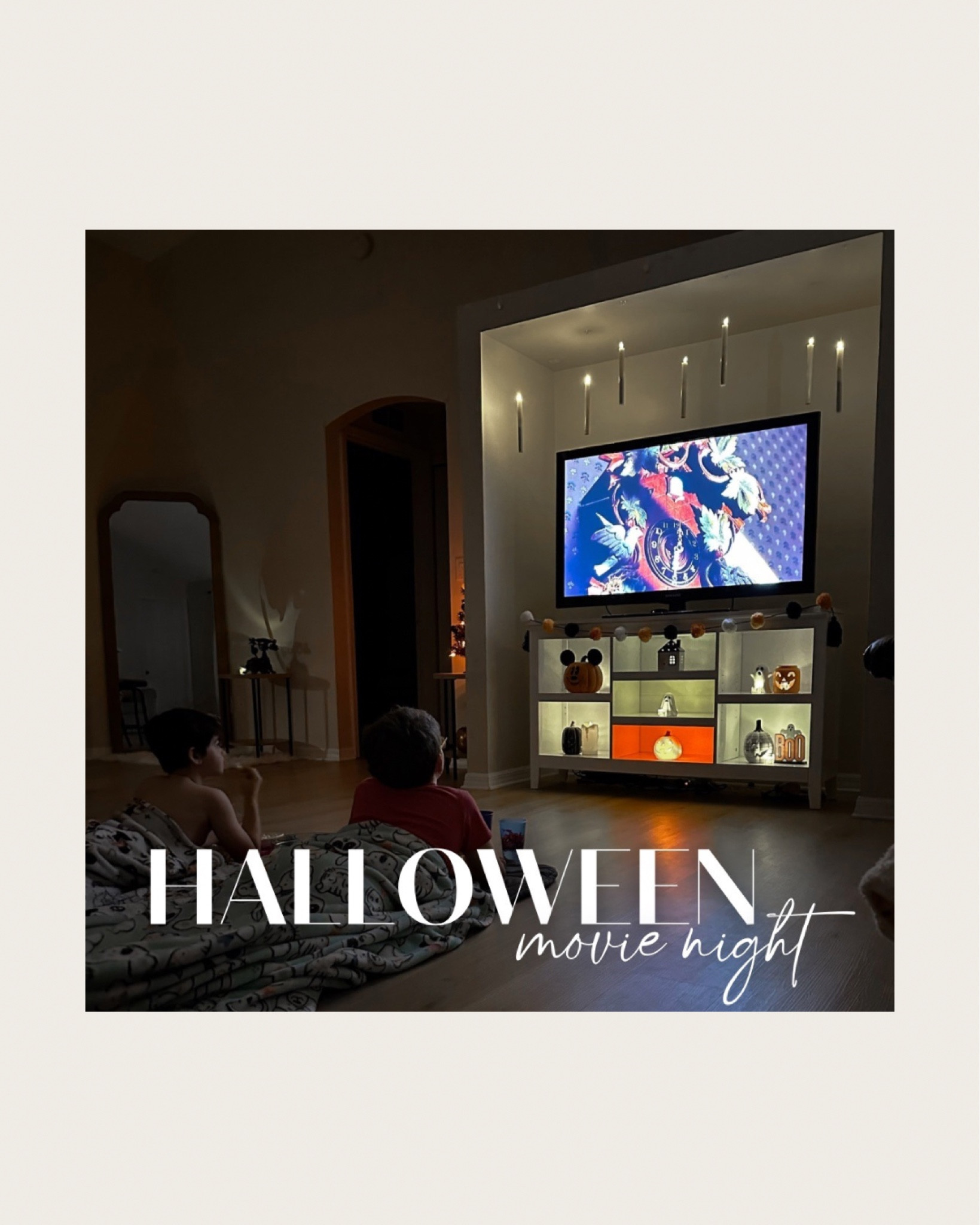 Halloween Movie Night!! 🕯️🖤
Floating candles, Halloween decor, spooky vibes

#LTKHalloween #LTKParties #LTKHome