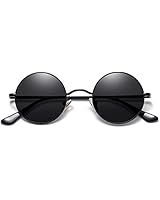 SOJOS Small Round Polarized Sunglasses for Women Men Classic Vintage Retro Shades UV400 SJ1014 | Amazon (US)