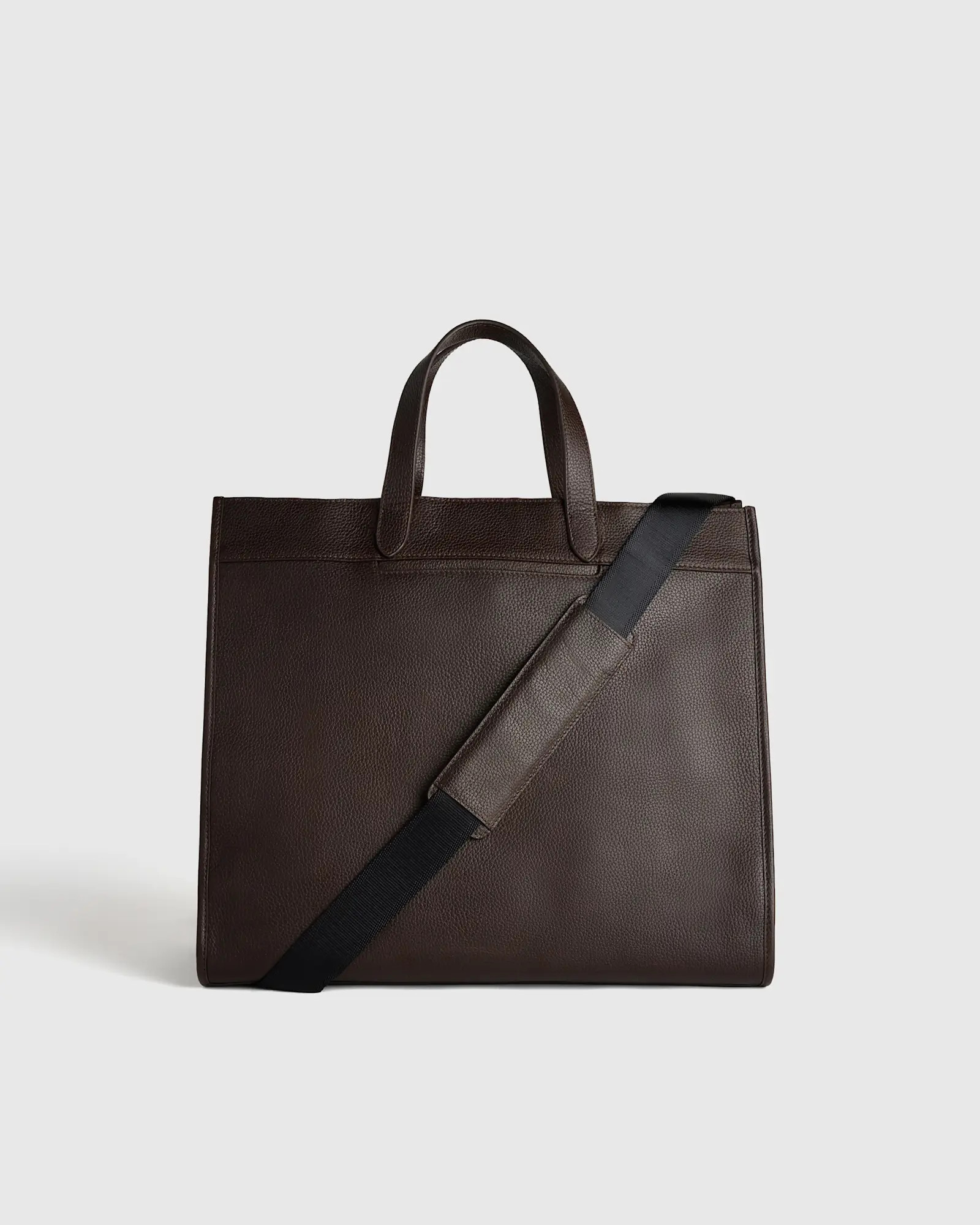 Excursion Italian Leather Tote in Hickory | Quince