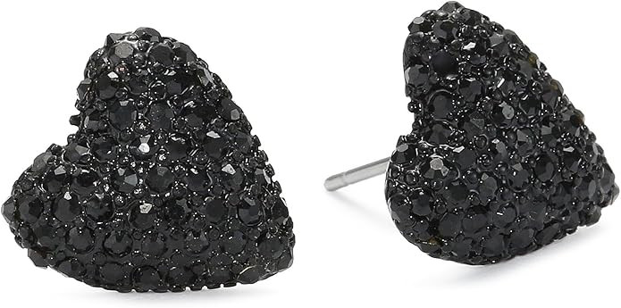 Betsey Johnson Heart Stud Earrings | Amazon (US)