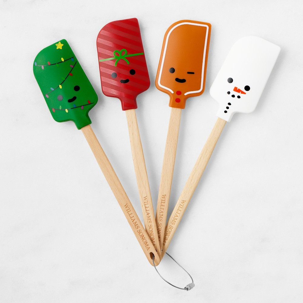 Mini Holiday Novelty Spatulas, Set of 4 | Williams-Sonoma