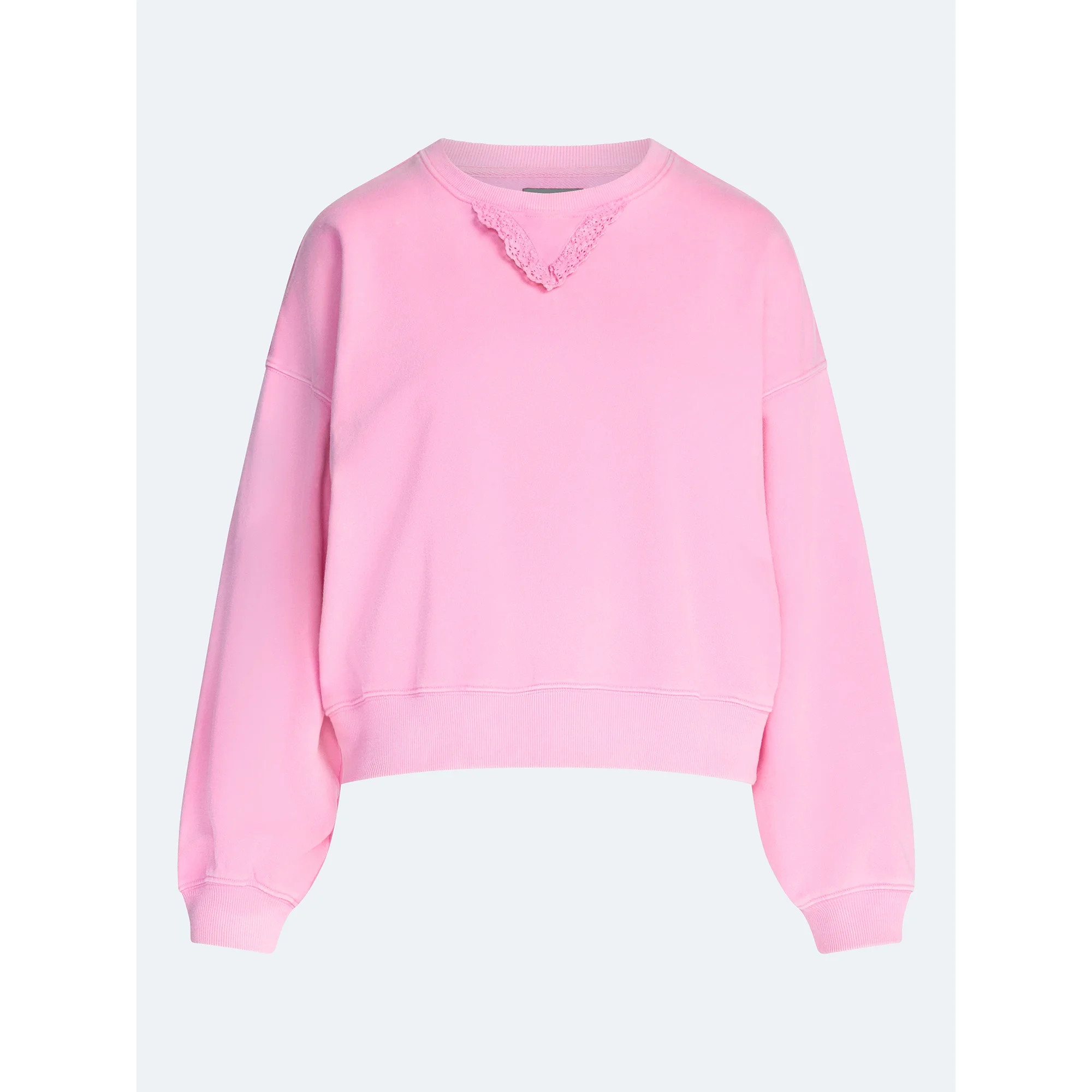 Scoop Women's Mineral Wash Cropped Crewneck Sweatshirt, Sizes XS-XXL | Walmart (US)