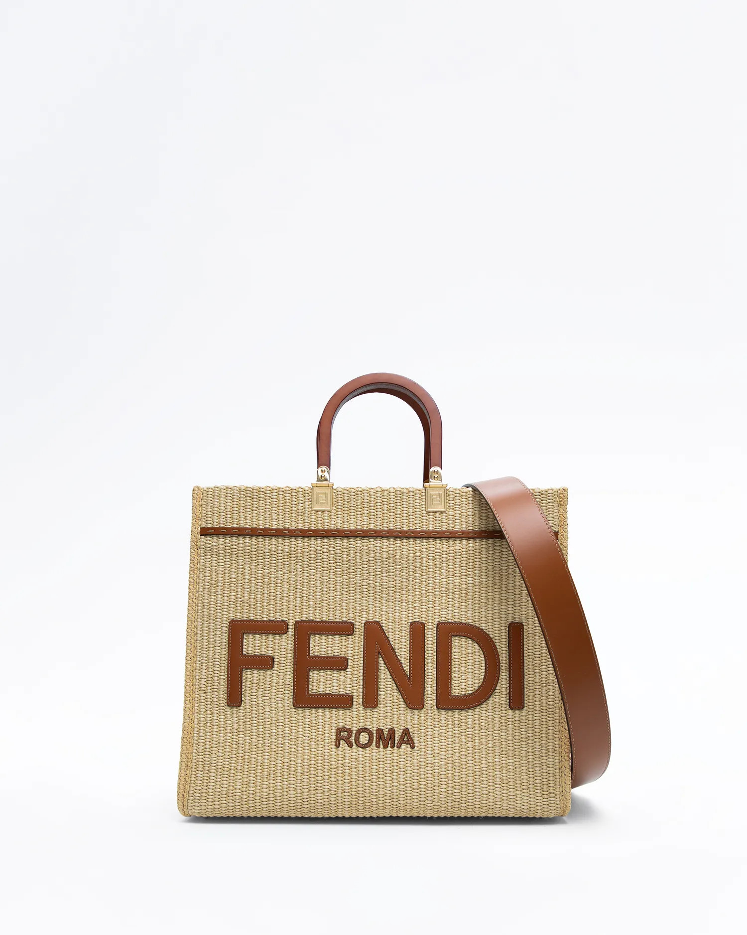 Woven Straw Medium Sunshine Shopper | Vivrelle