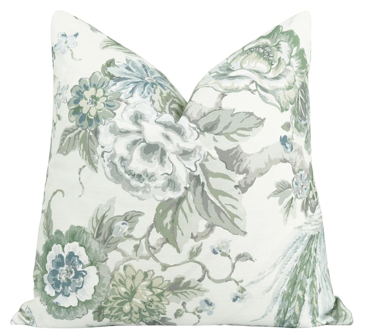 Conover Foam Green Floral Pillow | Land of Pillows