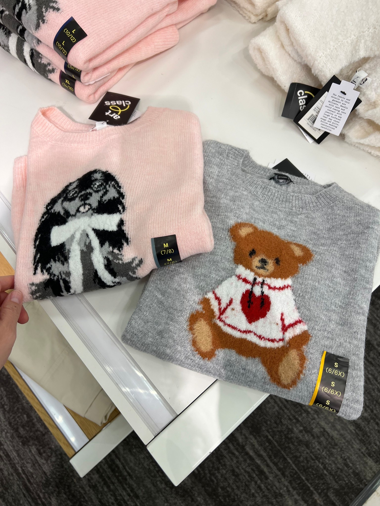 Girls graphic sweaters at Target, the bear is cute and trending but I also love the puppy and there were ice skates too! #targetstyle 

#LTKStyleTip #LTKFindsUnder50 #LTKFindsUnder100