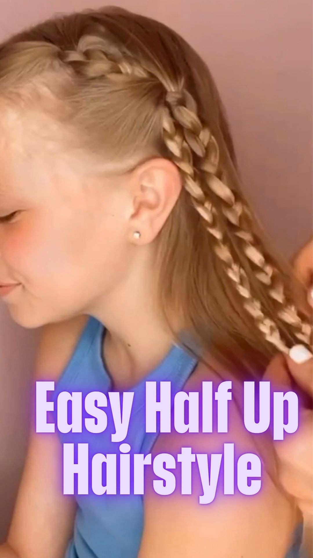 EASY HALF UP HAIRSTYLE 🩷 This is such an easy and cute hairstyle for school. Excited to share my favorite hair products with you! Love for you to follow us for our daily hairstyles. ￼

#LTKBeauty