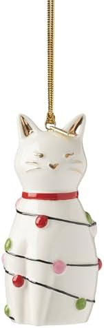 kate spade New York Be Jolly Cat Ornament, Christmas | Amazon (US)