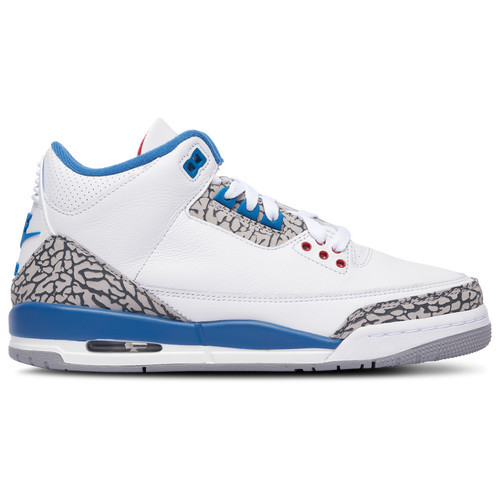 Jordan Kids Retro 3 - Boys' Grade School Shoes White/Varsity Red/True Blue Size 07.0 | Foot Locker (US)