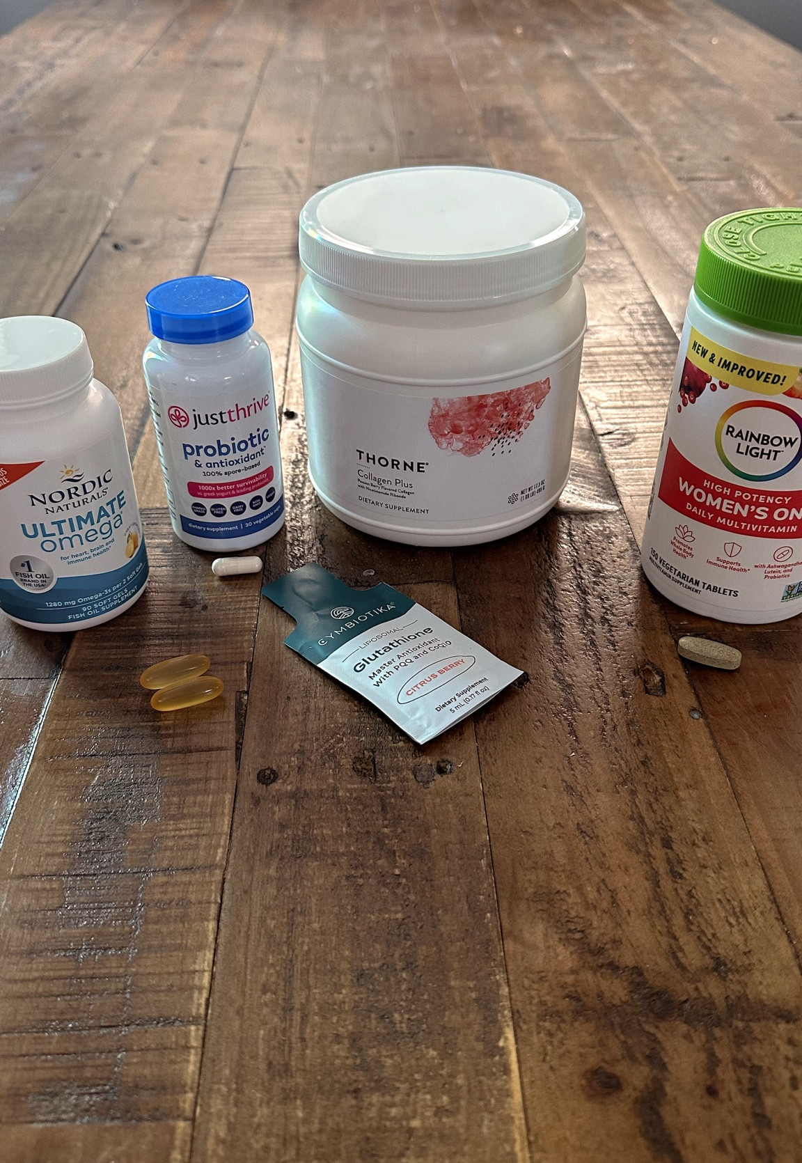 My must have supplements! I take these daily and I’ve noticed a major improvement in my mood, skin, & overall health. The omegas and collagen have made my skin so soft and glowy, the probiotic has healed helped my gut health, and my multivitamin & antioxidant have helped with my overall health and wellness  

#LTKfitness #LTKActive