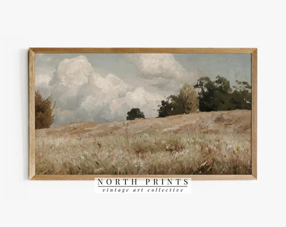 Samsung Frame TV Art  Vintage Landscape DIGITAL Painting - Etsy Canada | Etsy (CAD)