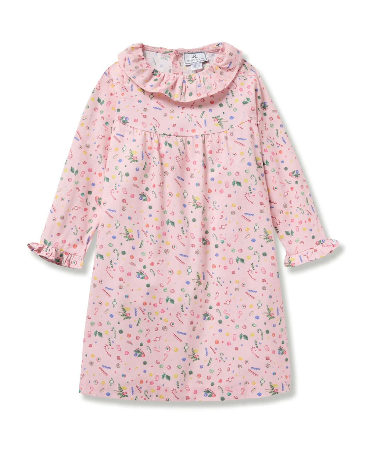 Girl's Twill Scarlett Nightgown in Vintage Sweets | Petite Plume
