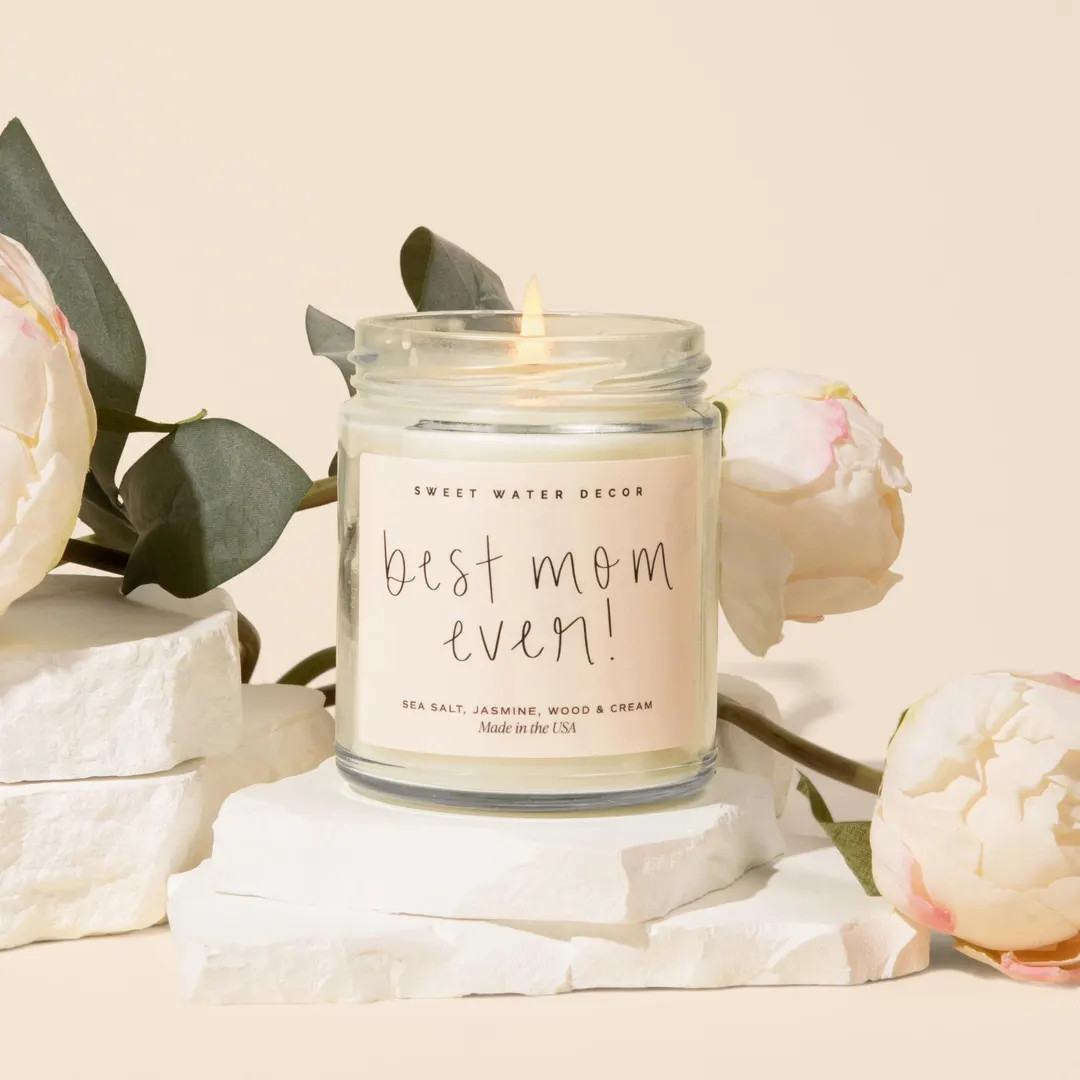 Best Mom Ever Candle - New Mom Gift, Mothers Day Gifts for Mom - Baby Shower Gift - Expecting Mom... | Etsy (US)