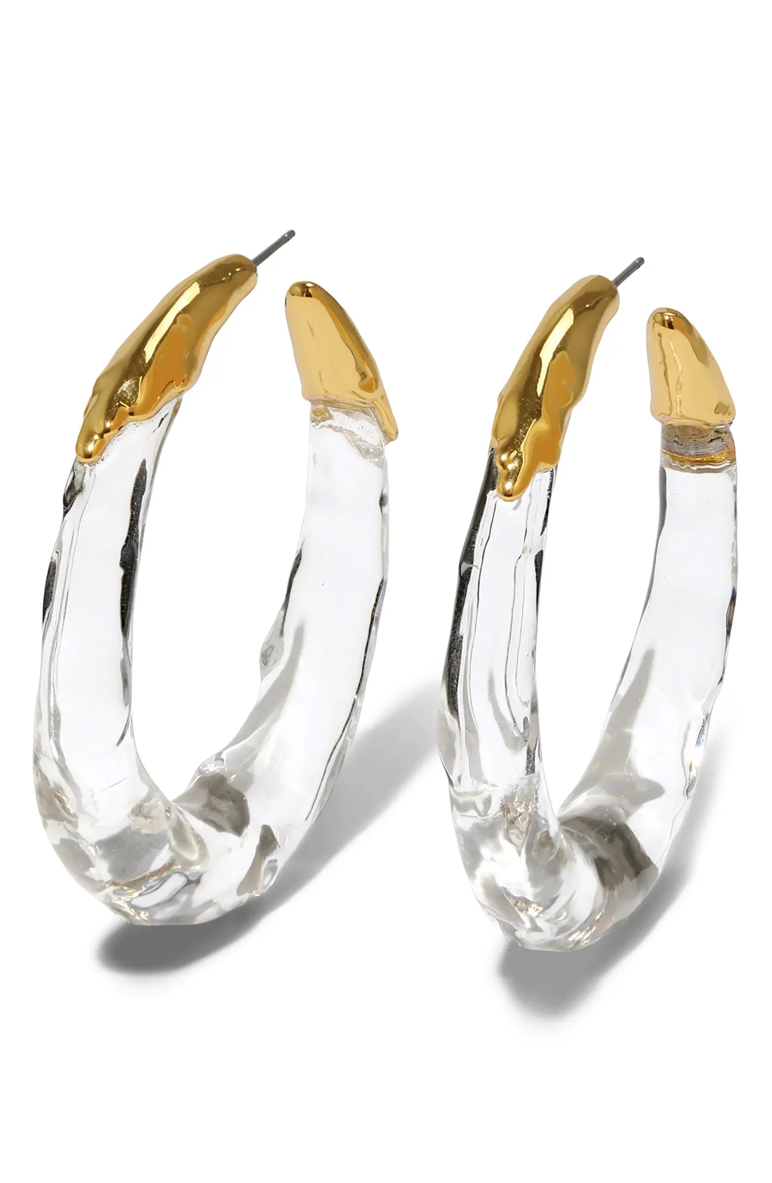 Alexis Bittar Lucite® Molten Hoop Earrings | Nordstrom | Nordstrom