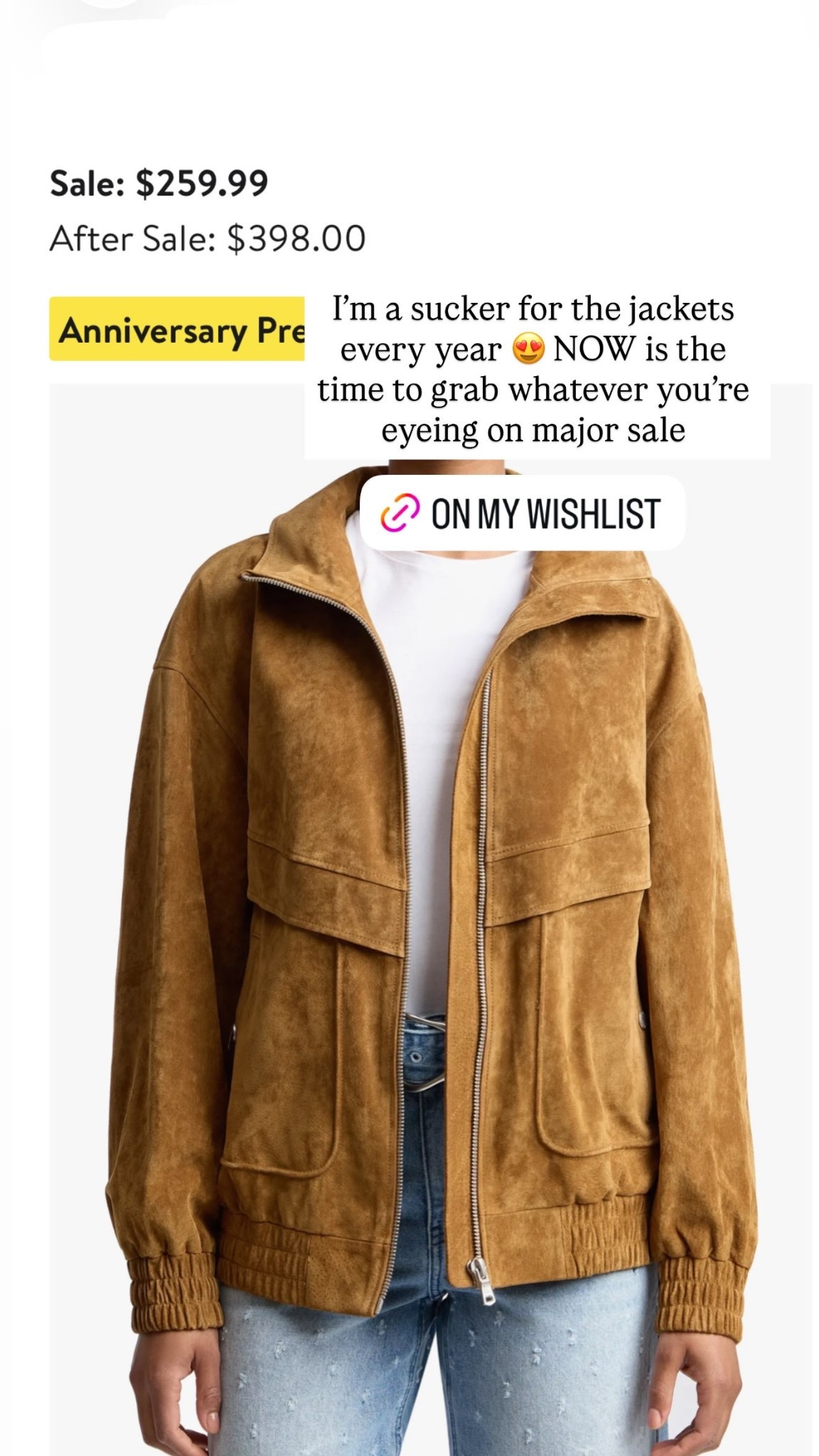 I’m a sucker for the jackets every year 😍 NOW is the time to grab whatever you’re eyeing on major sale!

Nordstrom sale
Nordstrom anniversary sale
Nsale

#LTKSaleAlert #LTKootd #LTKSeasonal
