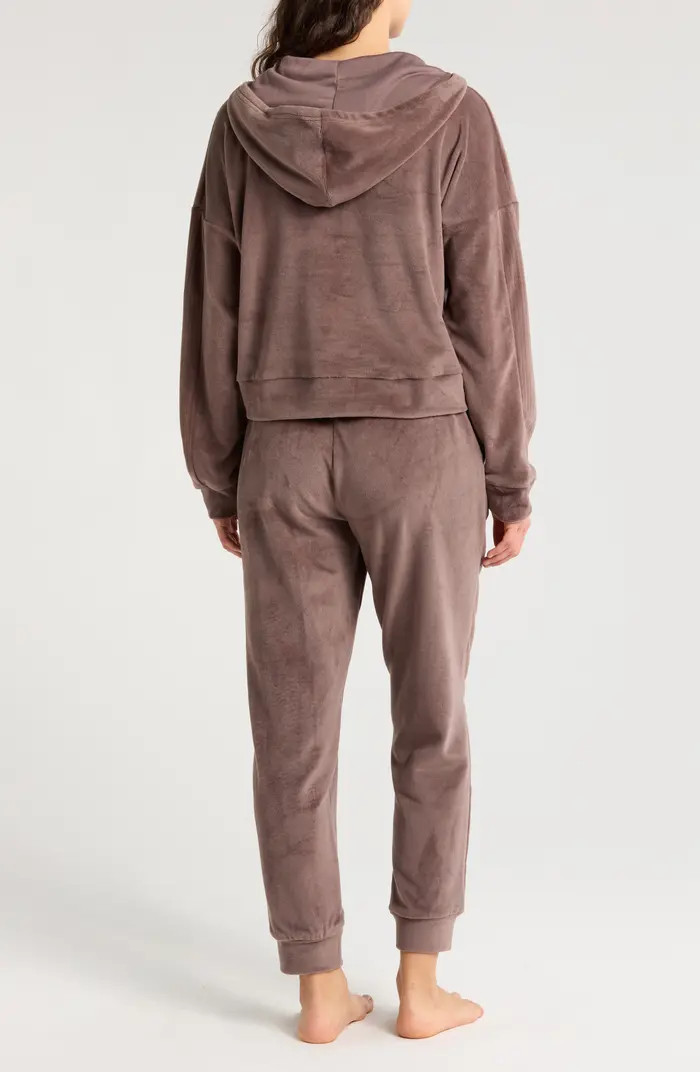 Jessica Simpson Velour Half-Zip Hoodie & Joggers Set | Nordstromrack | Nordstrom Rack