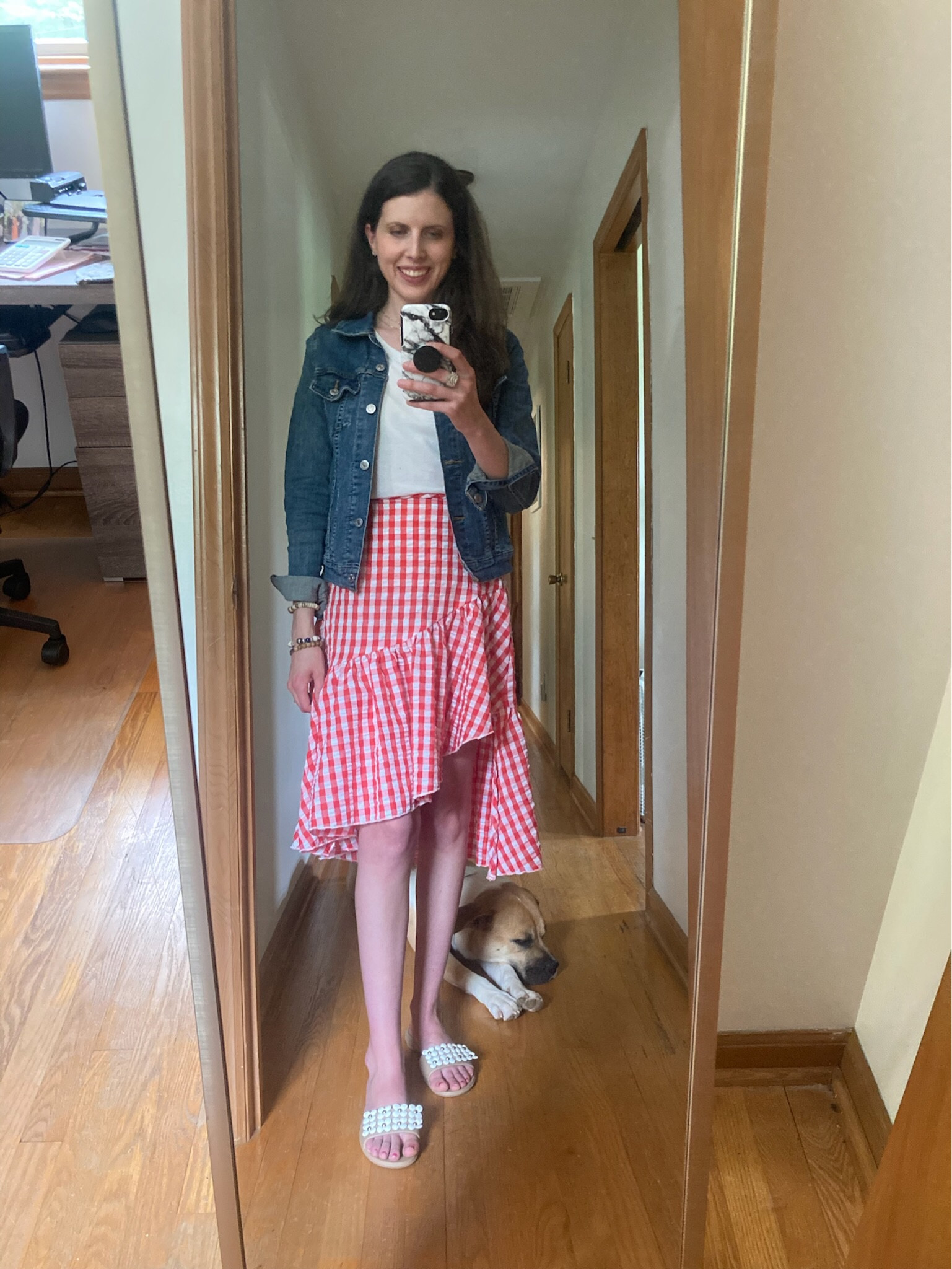 Gingham skirt for 4th of July ❤️#LTKxWalmart 

#LTKSummerSales #LTKSeasonal