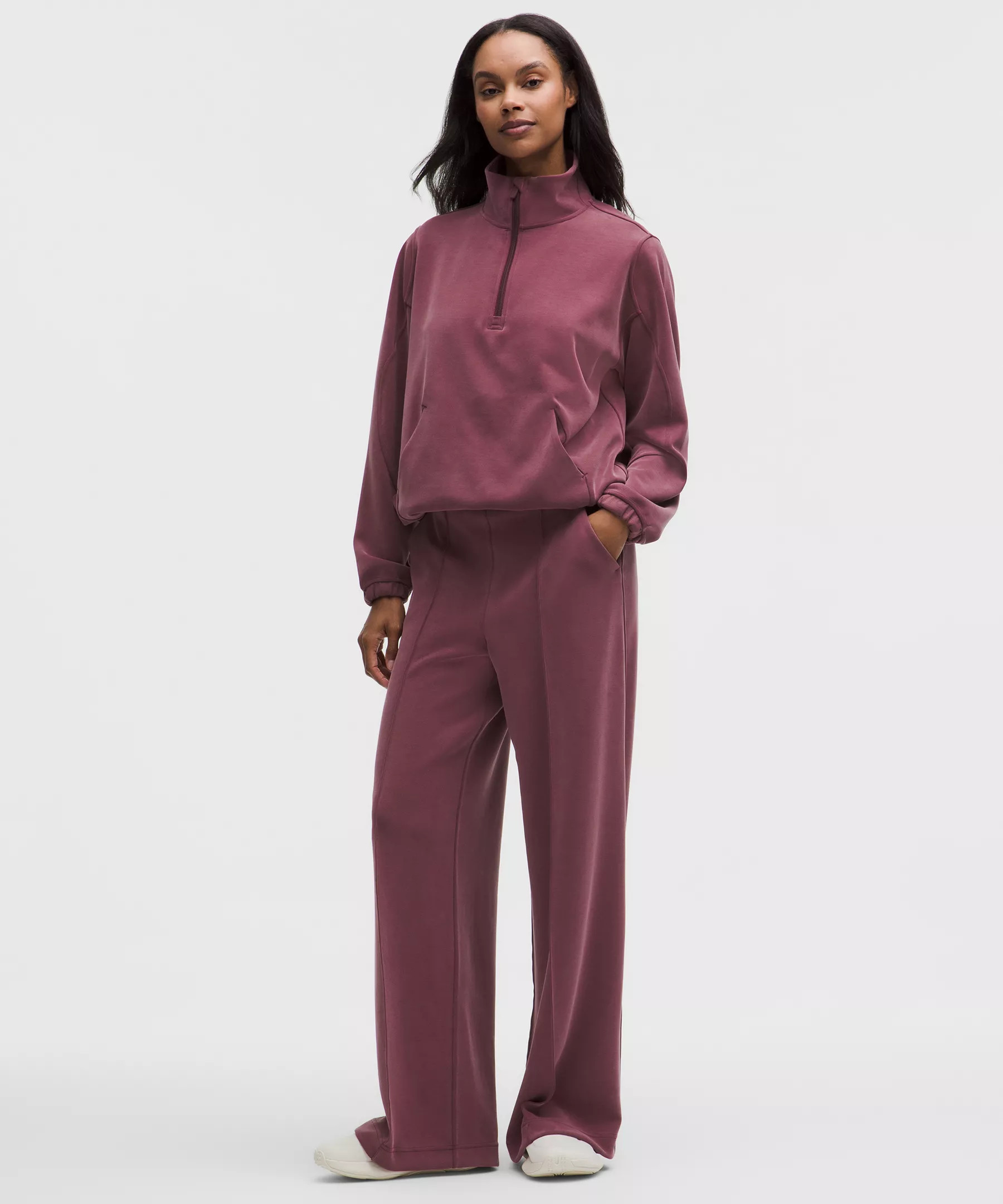 Softstreme Pintuck High-Rise Wide-Leg Pant *Regular | Women's Sweatpants | lululemon | Lululemon (US)