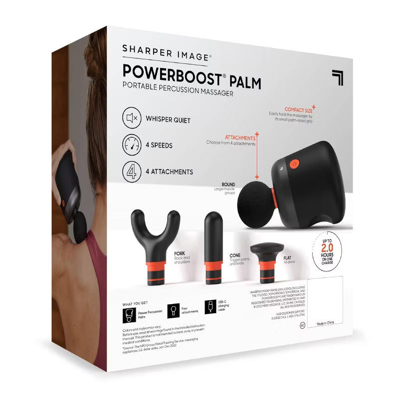 Sharper Image Powerboost Palm Electric Body Massager | Target