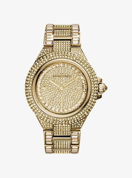 Michael Kors Watches: Camille Pav Gold-Tone Watch | Michael Kors US & CA
