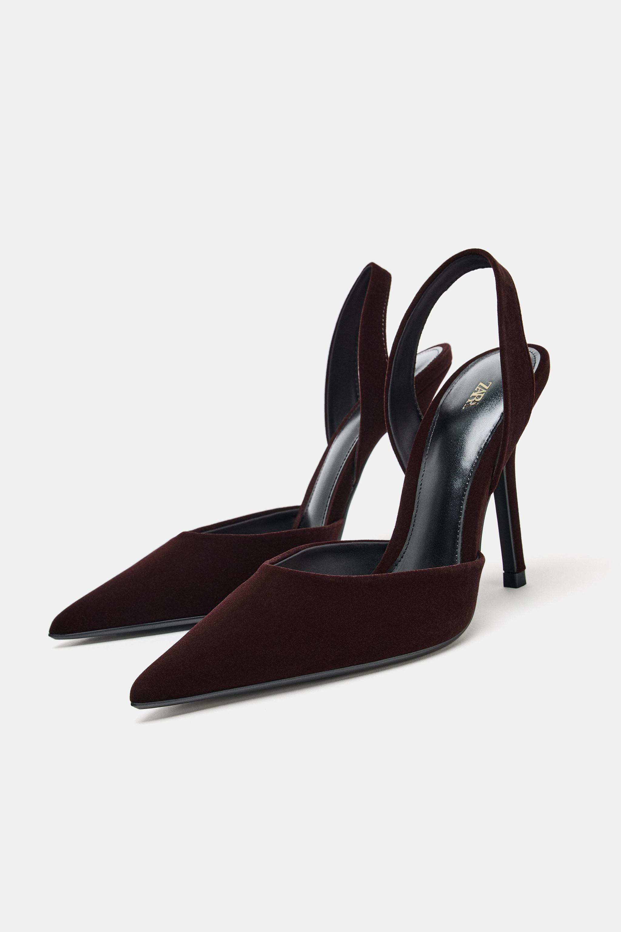 VELVET EFFECT HEELS | Zara US
