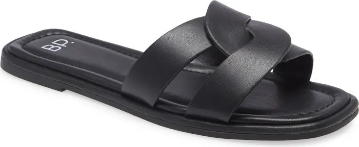 Ariya Faux Leather Slide Sandal | Nordstrom
