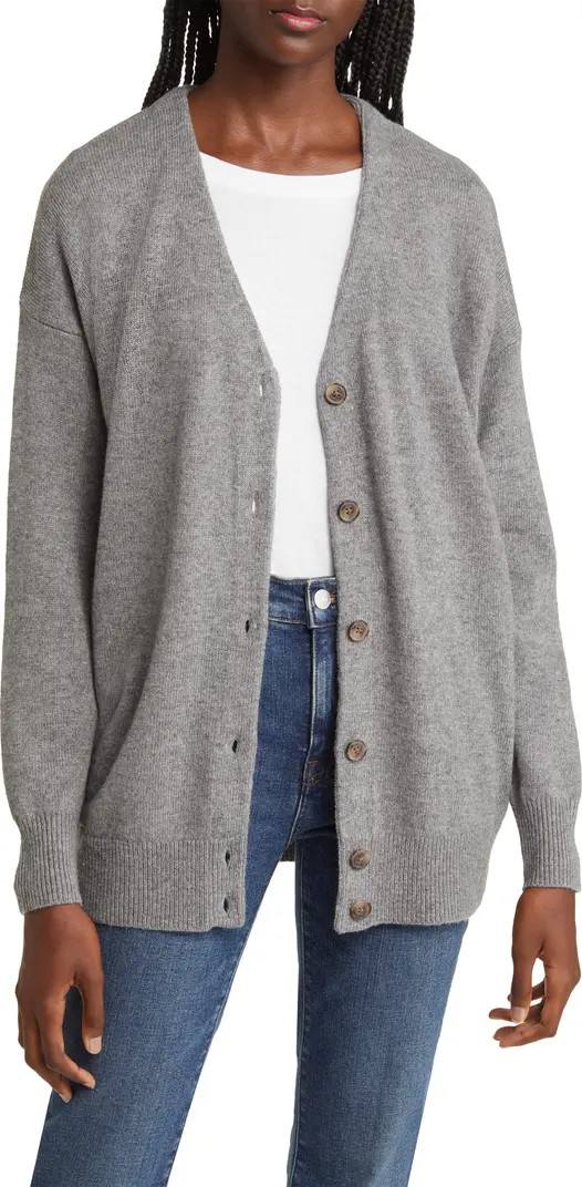 V-Neck Relaxed Cardigan | Nordstrom