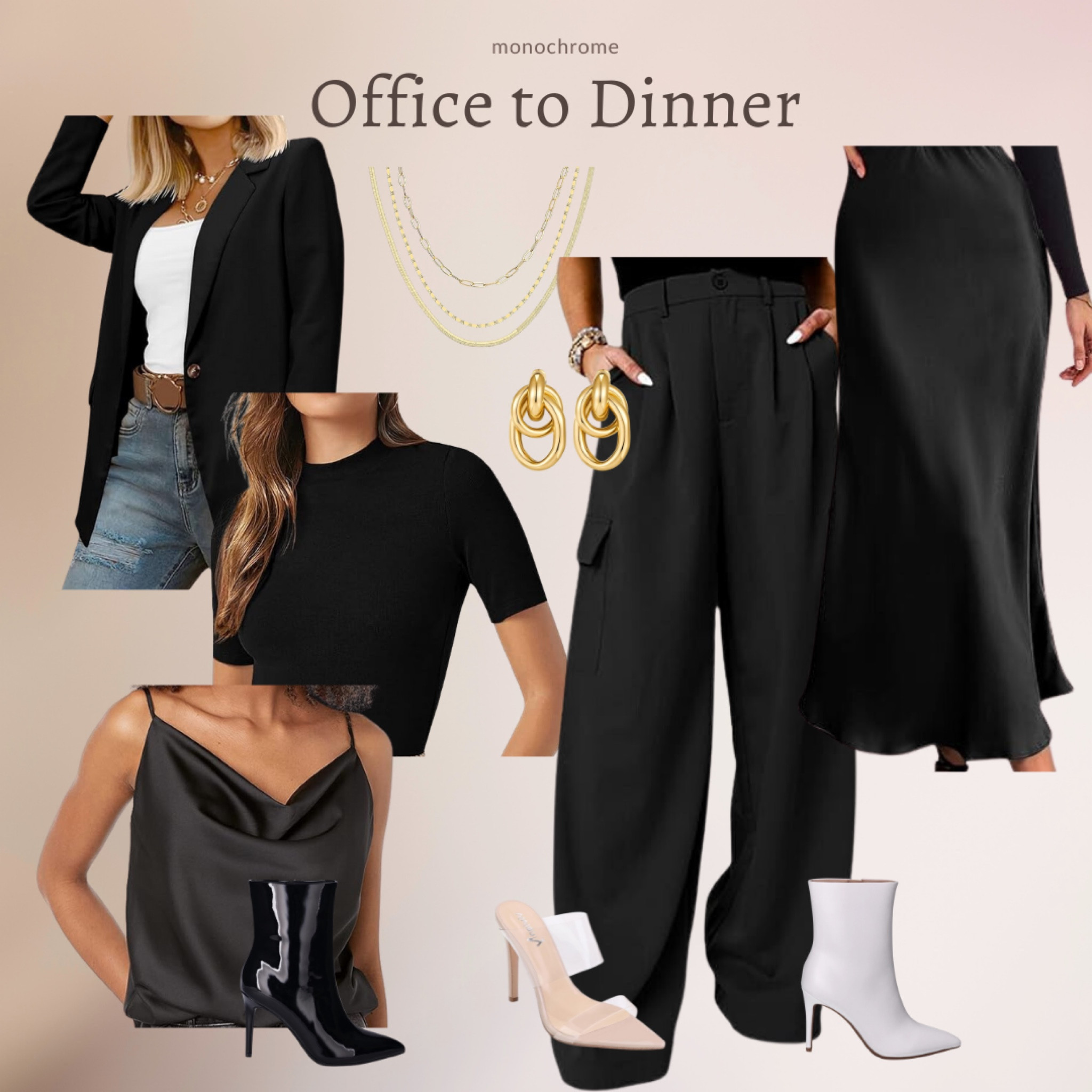 Monochrome, black, business casual, professional, classy, Amazon, Walmart 

TTS all pieces

#LTKMostLoved #LTKfindsunder50 #LTKworkwear