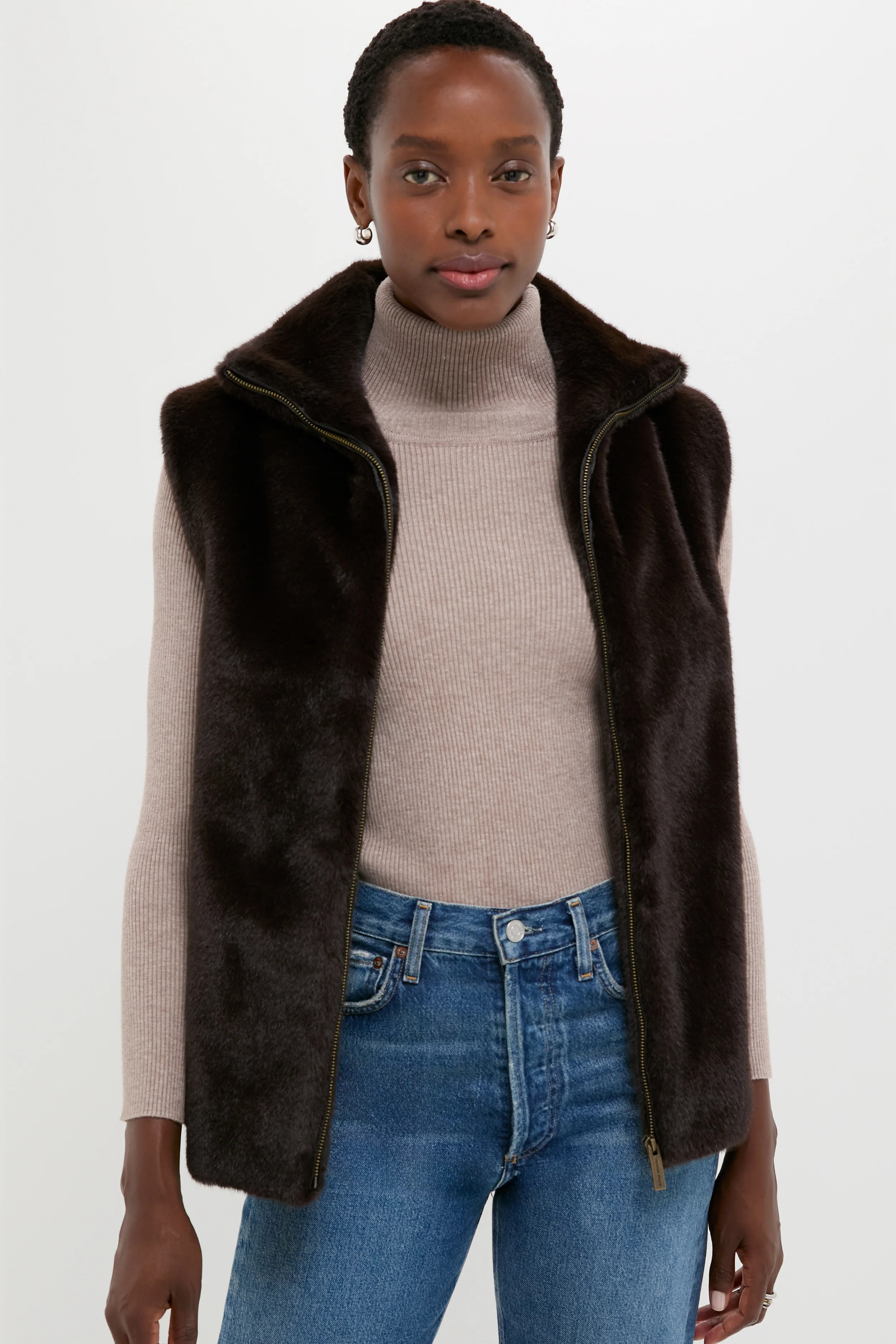 Brun Furo Fur Vest | Tuckernuck (US)