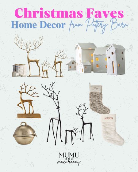 These are my Top Fave Christmas Home Decor from Pottery Barn! Perfect for a white christmas holiday theme 

#WhiteChristmasInspo #ChristmasOrnaments #ChristmasStockings #ChristmasVillageDecor #NeutralChristmasDecor

#LTKHoliday #LTKfamily #LTKhome